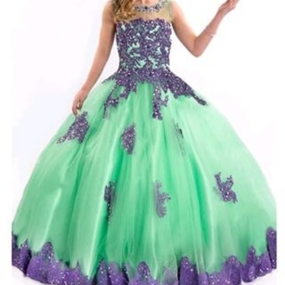 Other - Girls Pageant Ball Evening Gown Dress 10/12